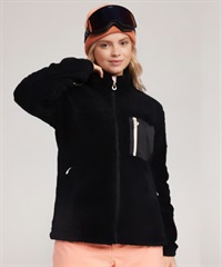 ROXY ロキシー スノーボード ウェア インナー レディース フリース ALABAMA FULL ZIP SOLID ムラサキスポーツ 24-25モデル LX D19