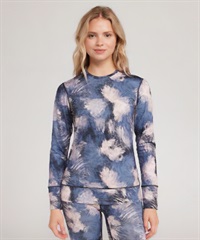 ROXY ロキシー スノーボード ウェア インナー レディース DAYBREAK BRUSHED TOP ムラサキスポーツ 24-25モデル LX D19