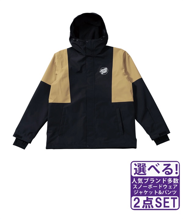 SMITH FIVE スノーボードウェアセットLサイズ ブラック/オリーブ SMITH FIVE スノーボードウェアセットLサイズ ブラック/オリーブ