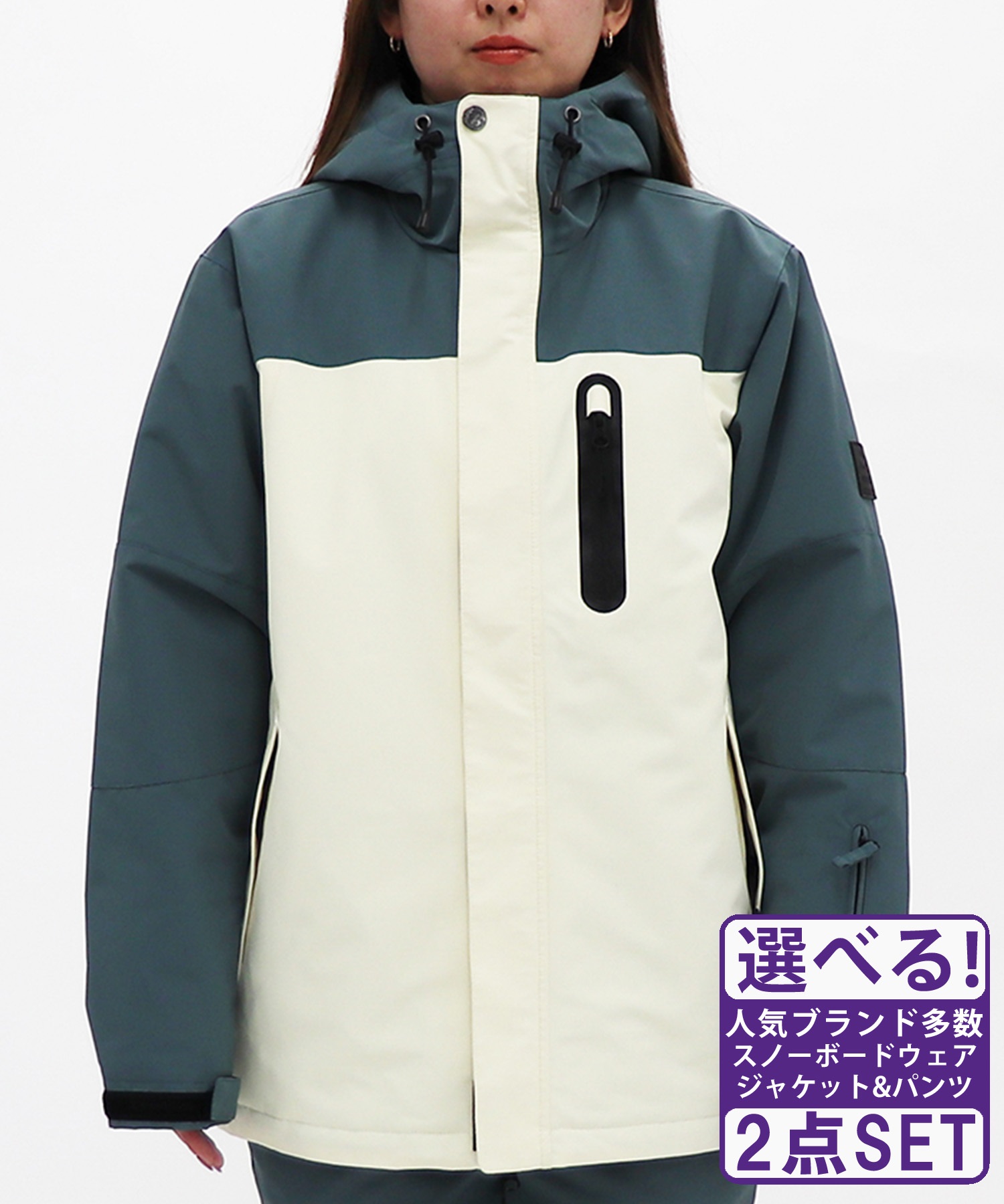「かわいい～！」 ☆スノーボードウェア 2点セット ジャケット パンツ 上下 OP スノーボード
