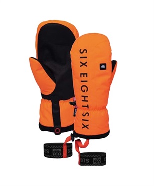 スノーボード グローブ ユニセックス 686 シックスエイトシックス MNS-TEAM-MERINO-MITT 22-23モデル ムラサキスポーツ JJ I12