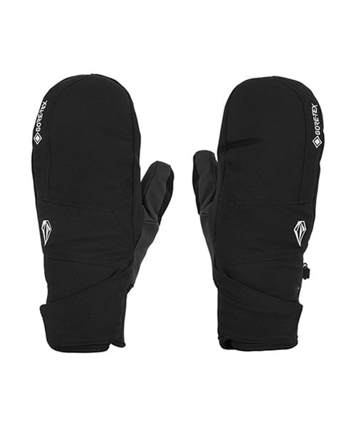 スノーボード グローブ ゴアテックス ユニセックス VOLCOM ボルコム STAY-DRY-GORE-TEX-MITT 22-23モデル ムラサキスポーツ JJ I12(BLK-S)