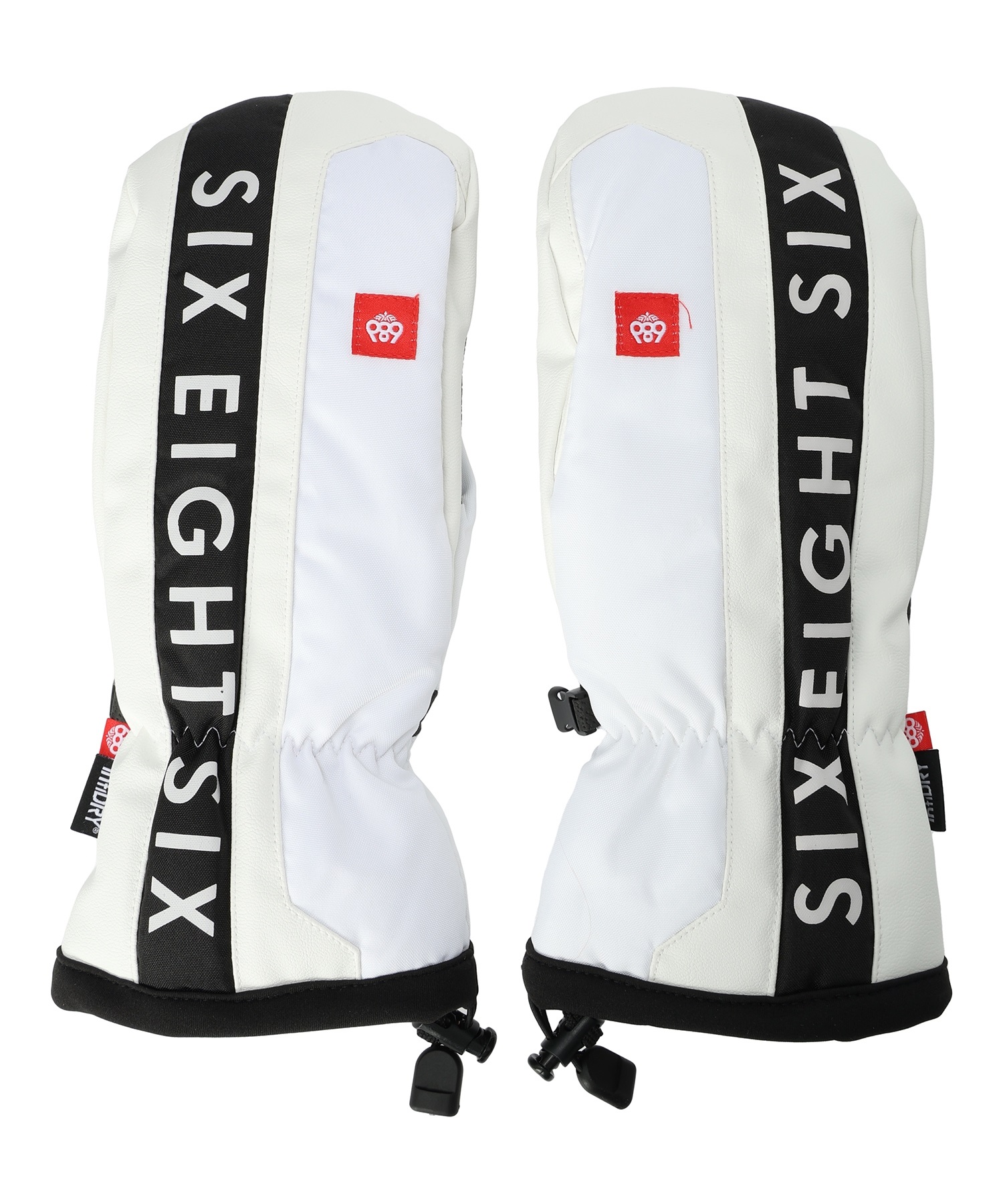 スノーボード スノーグローブ メンズ 686 シックスエイトシックス MNS TEAM MERINO MITT MNSTEAMMERINOMITT ムラサキスポーツ(WHT-M)