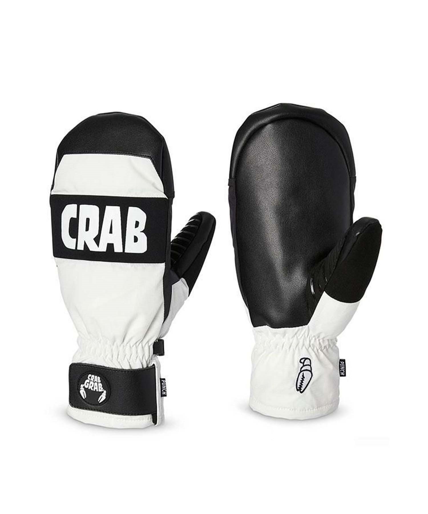 スノーボード スノーグローブ メンズ CRABGRAB クラブグラブ PUNCH MITTEN PUNCH MITTEN ムラサキスポーツ(WHT-S)