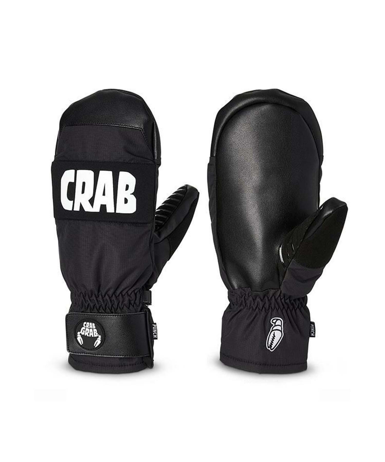 スノーボード スノーグローブ メンズ CRABGRAB クラブグラブ PUNCH MITTEN PUNCH MITTEN ムラサキスポーツ(BLK-S)