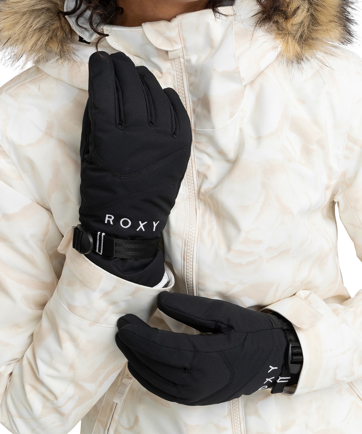 スノーボード グローブ レディース ROXY ロキシー ROXY JETTY SOLID GLOVES RGV233402 23-24モデル ムラサキスポーツ KX J13(WBB0-S)