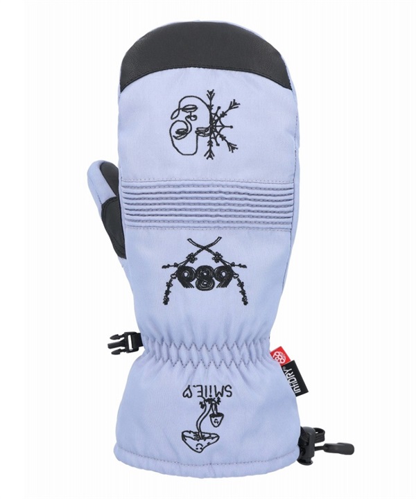 686 シックスエイトシックス スノーボード グローブ ユニセックス ミトン LANDER MITT ムラサキスポーツ 24-25モデル LL L5