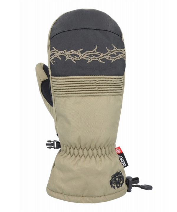 686 シックスエイトシックス スノーボード グローブ ユニセックス ミトン LANDER MITT ムラサキスポーツ 24-25モデル LL L5