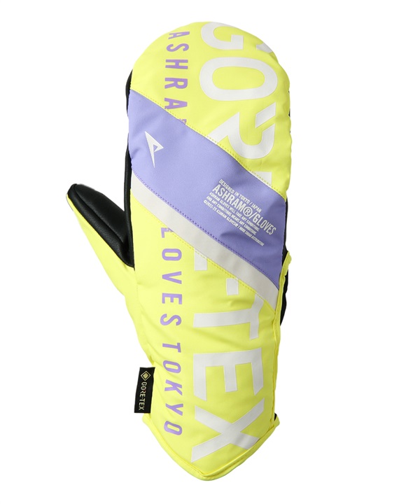 ASHRAM アシュラム スノーボード グローブ ユニセックス ゴアテックス PROFILE LOGO MITT ムラサキスポーツ 24-25モデル LL J24