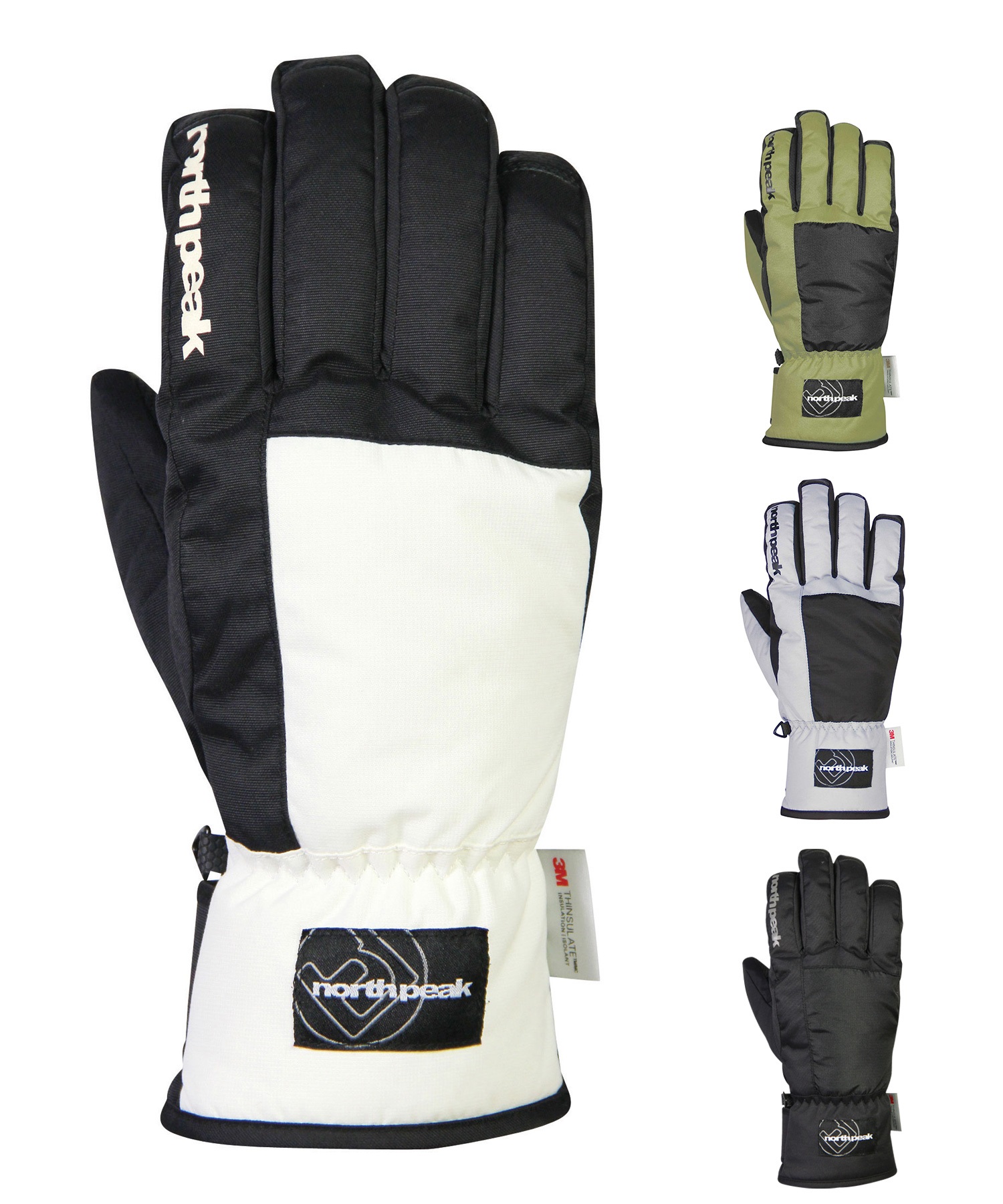 northpeak ノースピーク GLOVES 5本指 スノーボード グローブ ユニ