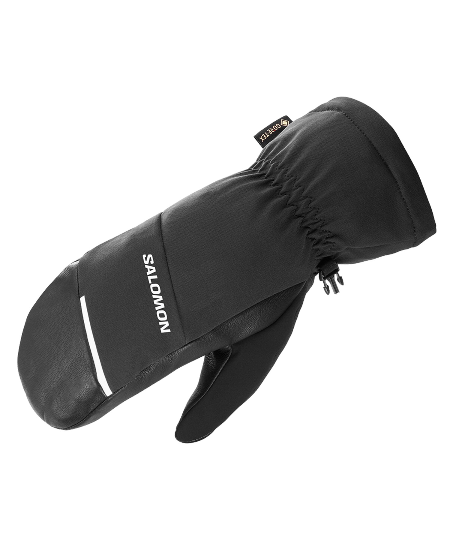 ★ SALOMON サロモン スキー スノーグローブ 本革 ブラック 5本指手袋 ゴアテックス sizeL 新品未使用タグ付 PROPELLER  GORE-TEX U