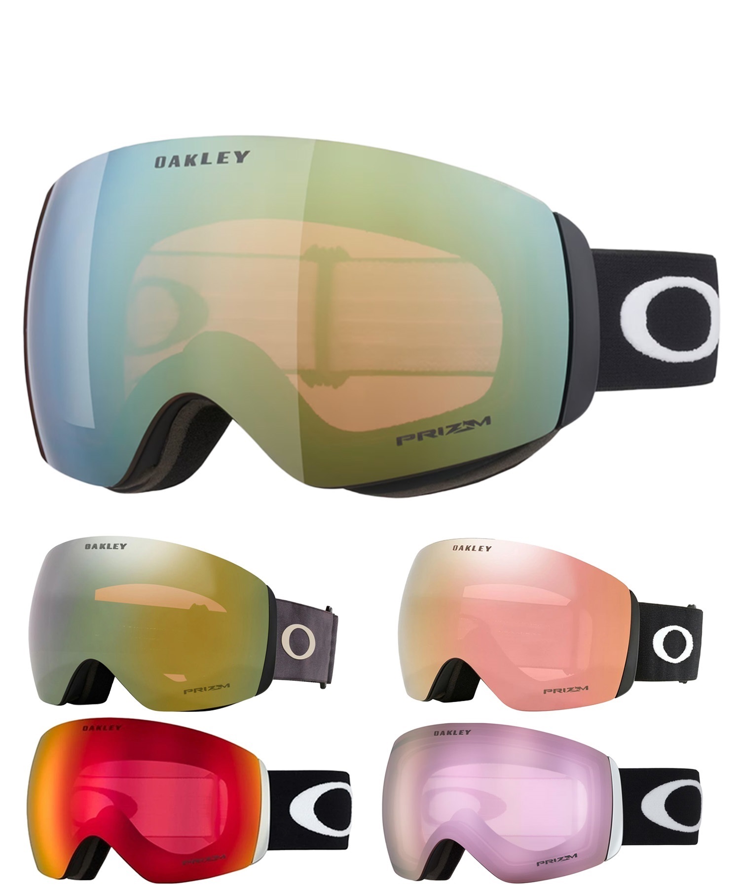 OAKLEY オークリー スノーボード ゴーグル ユニセックス FLIGHT DECK L 23-24モデル ムラサキスポーツ KK H26(PRHPK-ONESIZE)