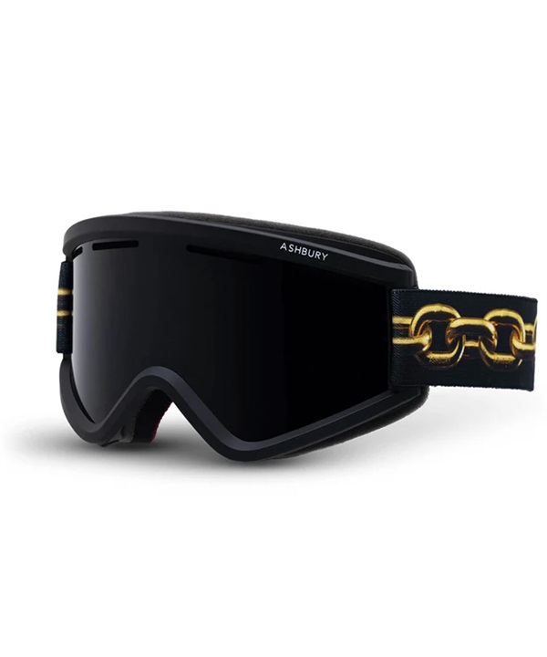 ASHBURY アシュベリー スノーボード ゴーグル ユニセックス 平面レンズ BLACKBIRD ムラサキスポーツ 24-25モデル LL L5