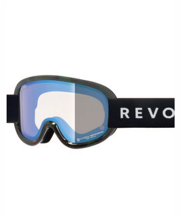 REVOLT リボルト スノーボード ゴーグル ユニセックス 調光レンズ 平面レンズ SUPER LIGHT FRAME R25BRE ムラサキスポーツ 24-25モデル LL J17