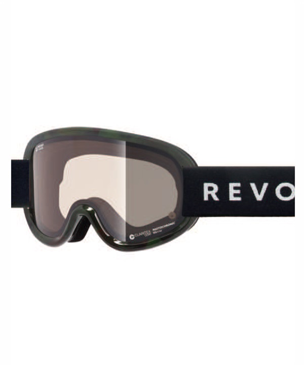 REVOLT リボルト スノーボード ゴーグル ユニセックス 調光レンズ 平面レンズ SUPER LIGHT FRAME R25BRE ムラサキスポーツ 24-25モデル LL J17