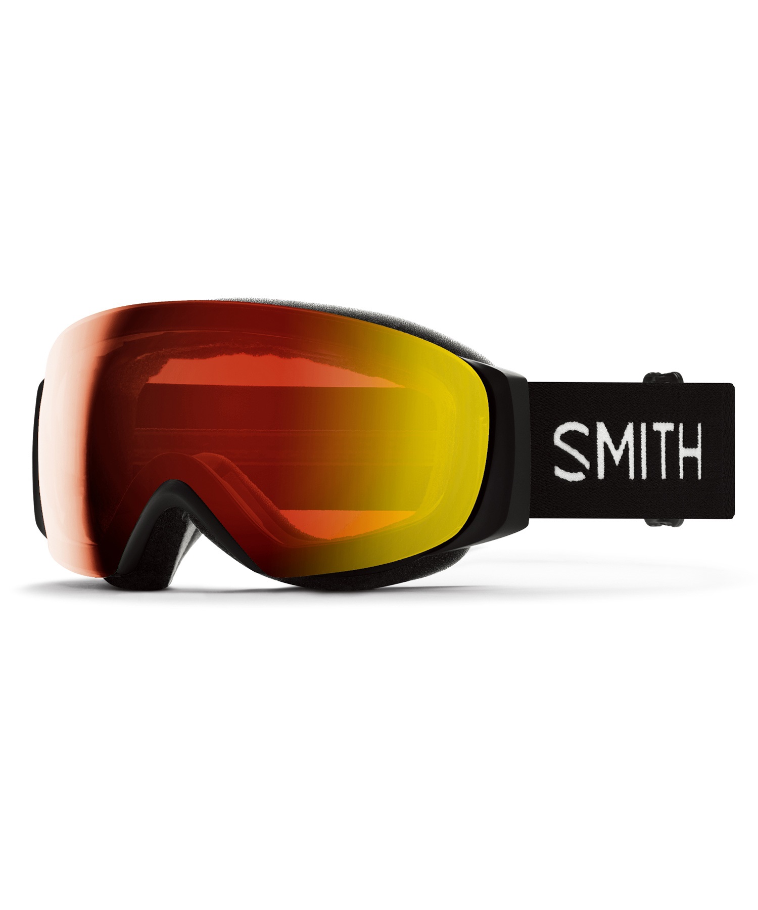 SMITH スミス I O MAG S BLACK 球面 スノーボード ゴーグル ユニセックス ムラサキスポーツ 24-25モデル LL I20(Black-ONESIZE)