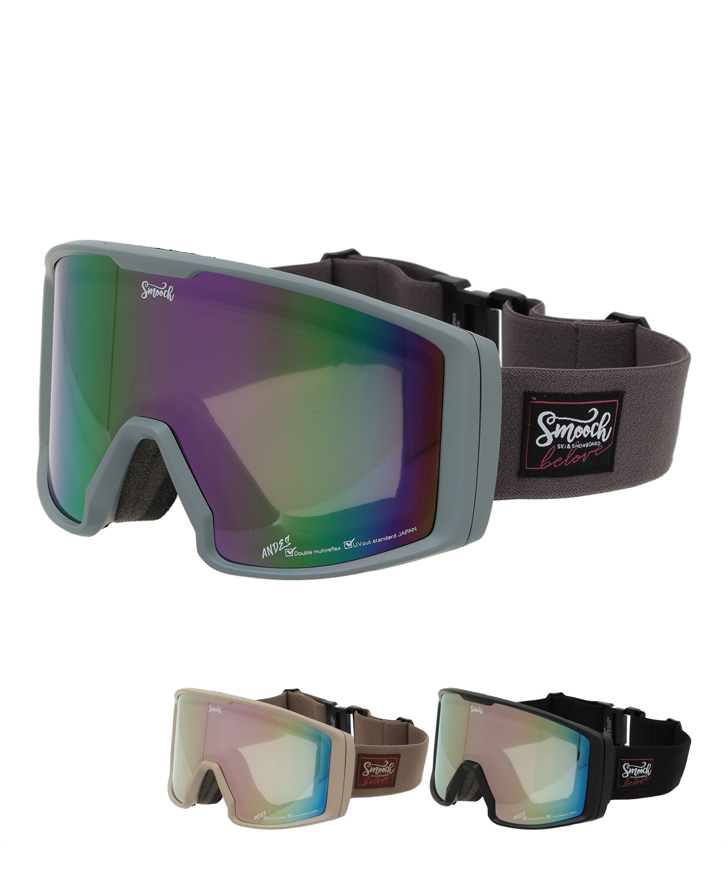 SMOOCH スムーチ SYM-2472 スノーボード ゴーグル ムラサキスポーツ