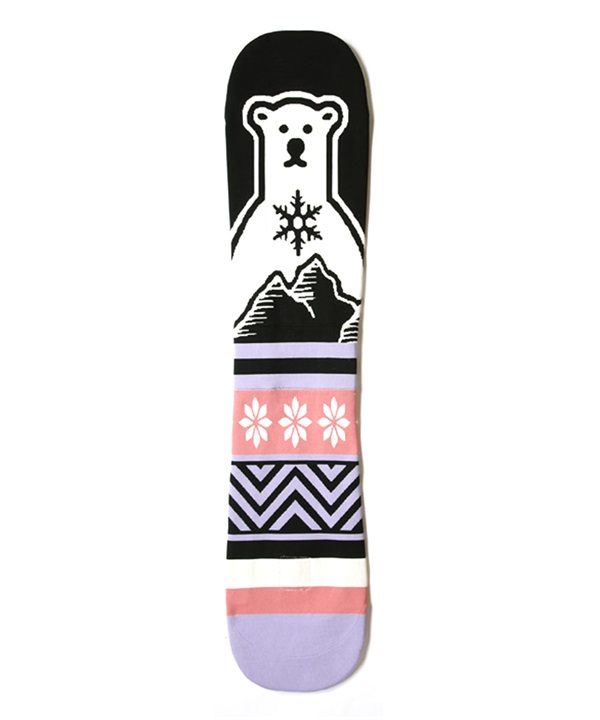 eb's エビス スノーボード ソールガード ユニセックス KNIT COVER BEAR ムラサキスポーツ 24-25モデル LL G18