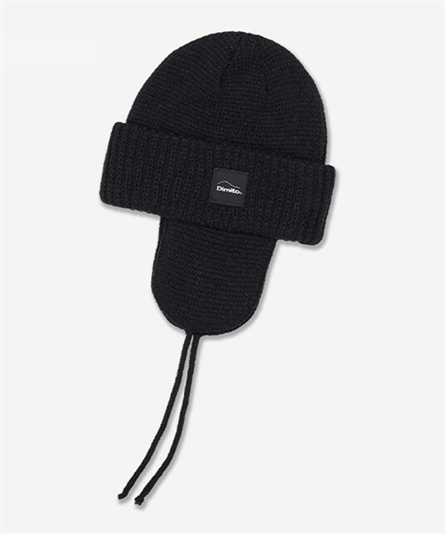 スノーボード ビーニー ユニセックス DIMITO ディミト EAR-FLAP-LOGO-BEANIE 22-23モデル ムラサキスポーツ JJ J20(BLACK-F)