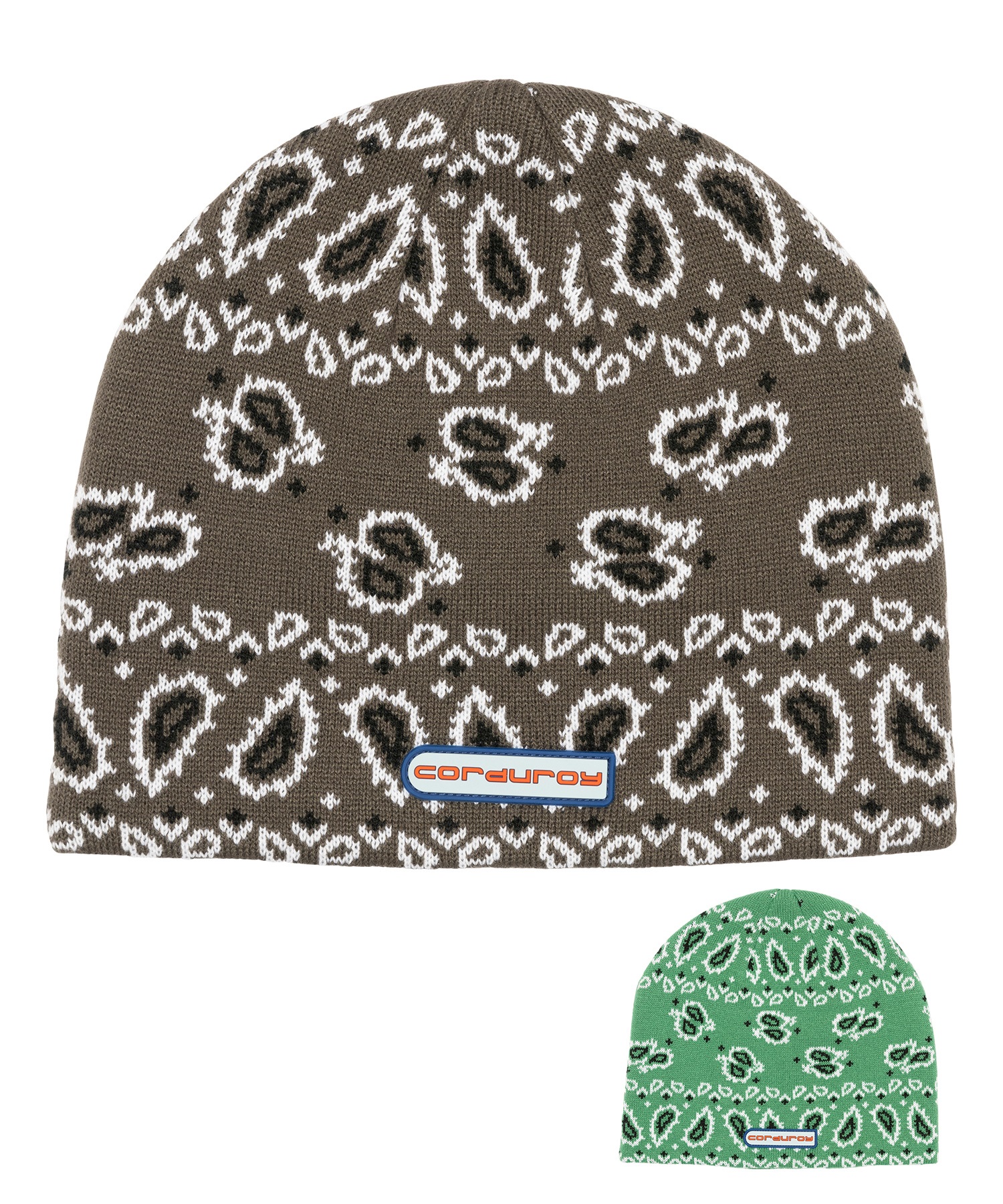 スノーボード ビーニー ユニセックス CORDUROY コーデュロイ BANDANA BEANIE 23-24モデル ムラサキスポーツ KK K23(GRN-ONESIZE)