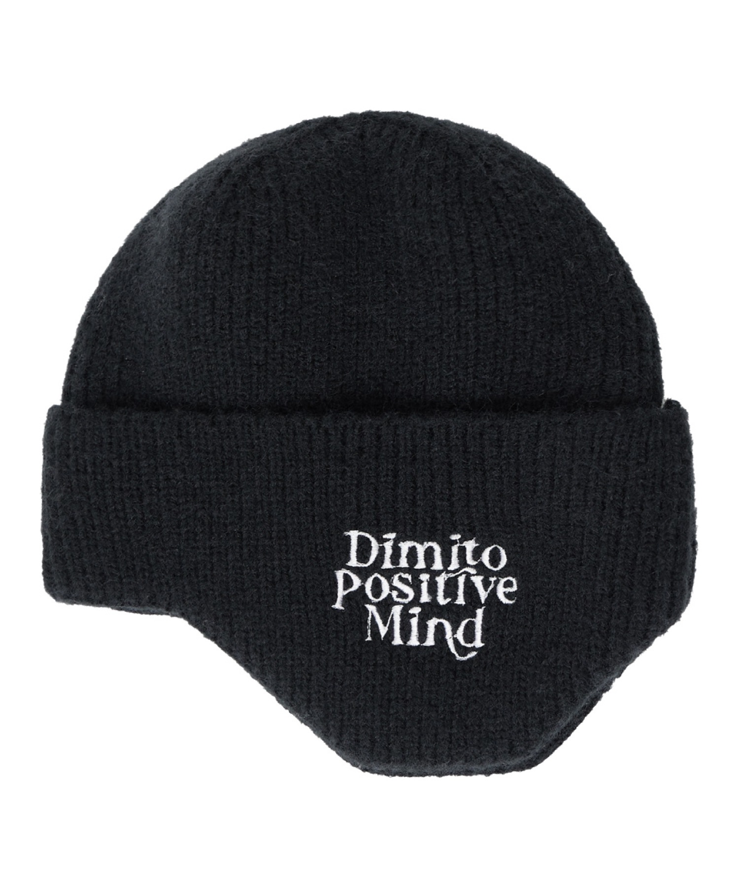 スノーボード ビーニー ユニセックス DIMITO ディミト KNIT EAR BEANIE 23-24モデル ムラサキスポーツ KK J27(BLACK-F)