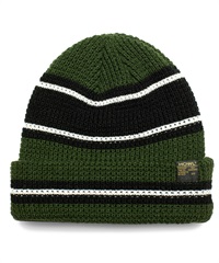 スノーボード ビーニー ユニセックス HOWL ハウル STRIPE BEANIE 11017241180103 ムラサキスポーツ 23-24モデル KK K4(DARKOLIVE-OS)