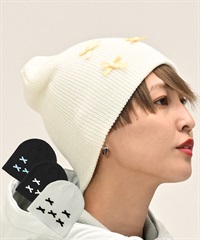 スノーボード ビーニー レディース 6KNOT シックスノット MINI BOW BEANIE 6KKC0201 ムラサキスポーツ 23-24モデル KX L15