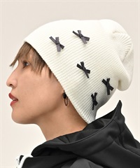 スノーボード ビーニー レディース 6KNOT シックスノット MINI BOW BEANIE 6KKC0201 ムラサキスポーツ 23-24モデル KX L15