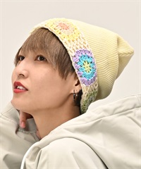 スノーボード ビーニー レディース 6KNOT シックスノット CROCHET BEANIE 6KKC0401 ムラサキスポーツ 23-24モデル KX L15