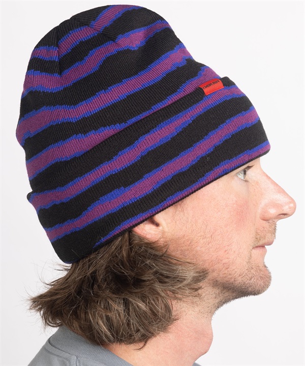 CORDUROY コーデュロイ スノーボード ビーニー ユニセックス RIPPED STRIPE ムラサキスポーツ 24-25モデル LL L21