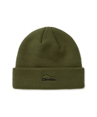 DIMITO ディミト スノーボード ビーニー ユニセックス DMT LOGO BEANIE ムラサキスポーツ 24-25モデル LL J3(KHAKI-ONESIZE)