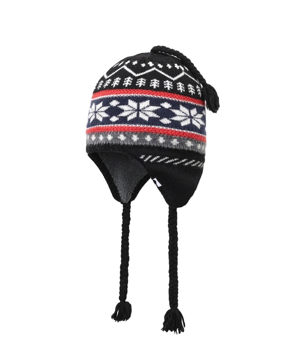 DIMITO ディミト スノーボード ビーニー ユニセックス CROCHET EAR FLAP BEANIE ムラサキスポーツ 24-25モデル LL J3