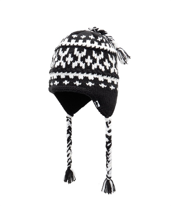 DIMITO ディミト スノーボード ビーニー ユニセックス CROCHET EAR FLAP BEANIE ムラサキスポーツ 24-25モデル LL J3