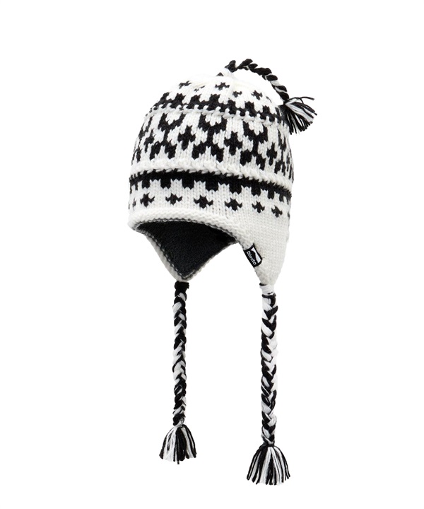 DIMITO ディミト スノーボード ビーニー ユニセックス CROCHET EAR FLAP BEANIE ムラサキスポーツ 24-25モデル LL J3