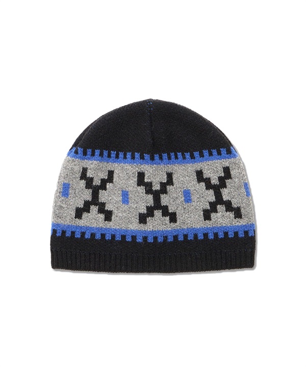 DIMITO ディミト スノーボード ビーニー ユニセックス CROCHET BLOCK BEANIE ムラサキスポーツ 24-25モデル LL J3