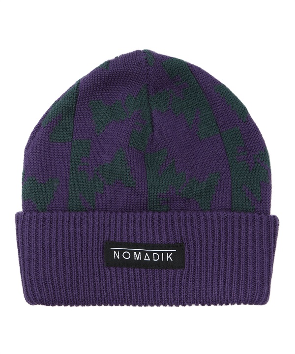 スノーボード ビーニー NOMADIK ノマディック JACQUARD 72324702 ムラサキスポーツ