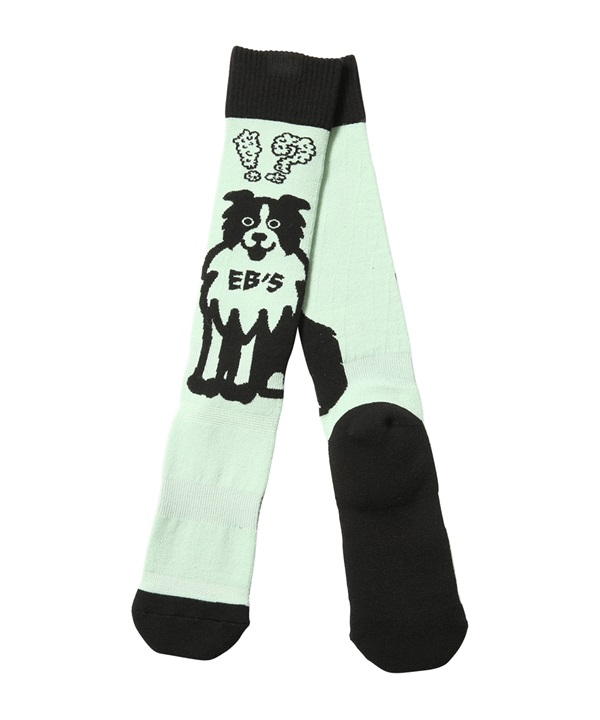 eb's エビス ソックス 靴下 ユニセックス VERY WARM DOG ムラサキスポーツ 24-25モデル LL G25
