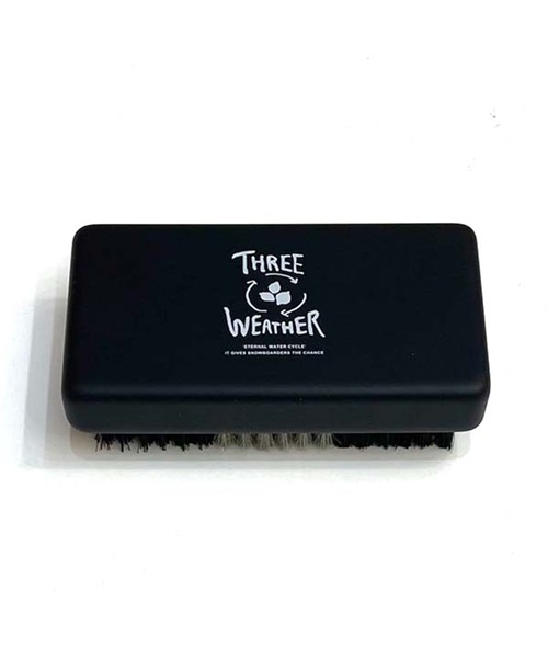 スノーボード ブラシ THREE WEATHER スリーウェザー コンビブラシ 22-23モデル ムラサキスポーツ KK L20(BK-F)