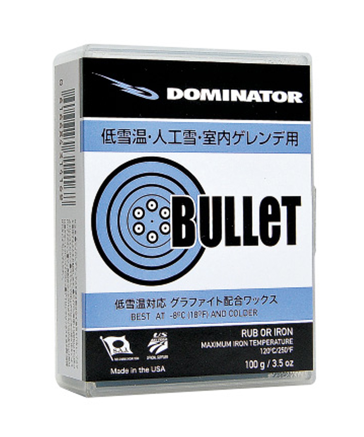 スノーボード WAX 滑走ワックス DOMINATOR ドミネーター BULET 100g 23-24モデル ムラサキスポーツ KK I28(ONECOLOR-ONESIZE)