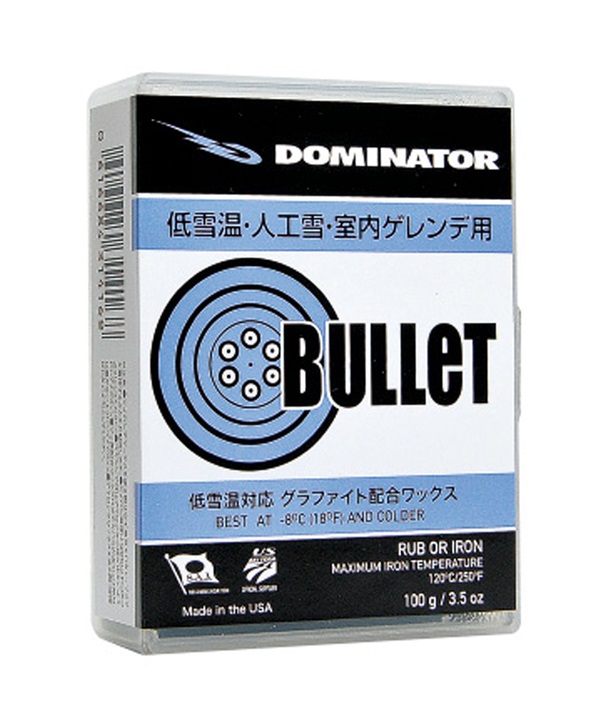 スノーボード WAX 滑走ワックス DOMINATOR ドミネーター BULET 100g 23-24モデル ムラサキスポーツ KK I28