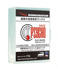 スノーボード WAX 滑走ワックス DOMINATOR ドミネーター PSYCHO/OLD SNOW 100g 23-24モデル ムラサキスポーツ KK I28