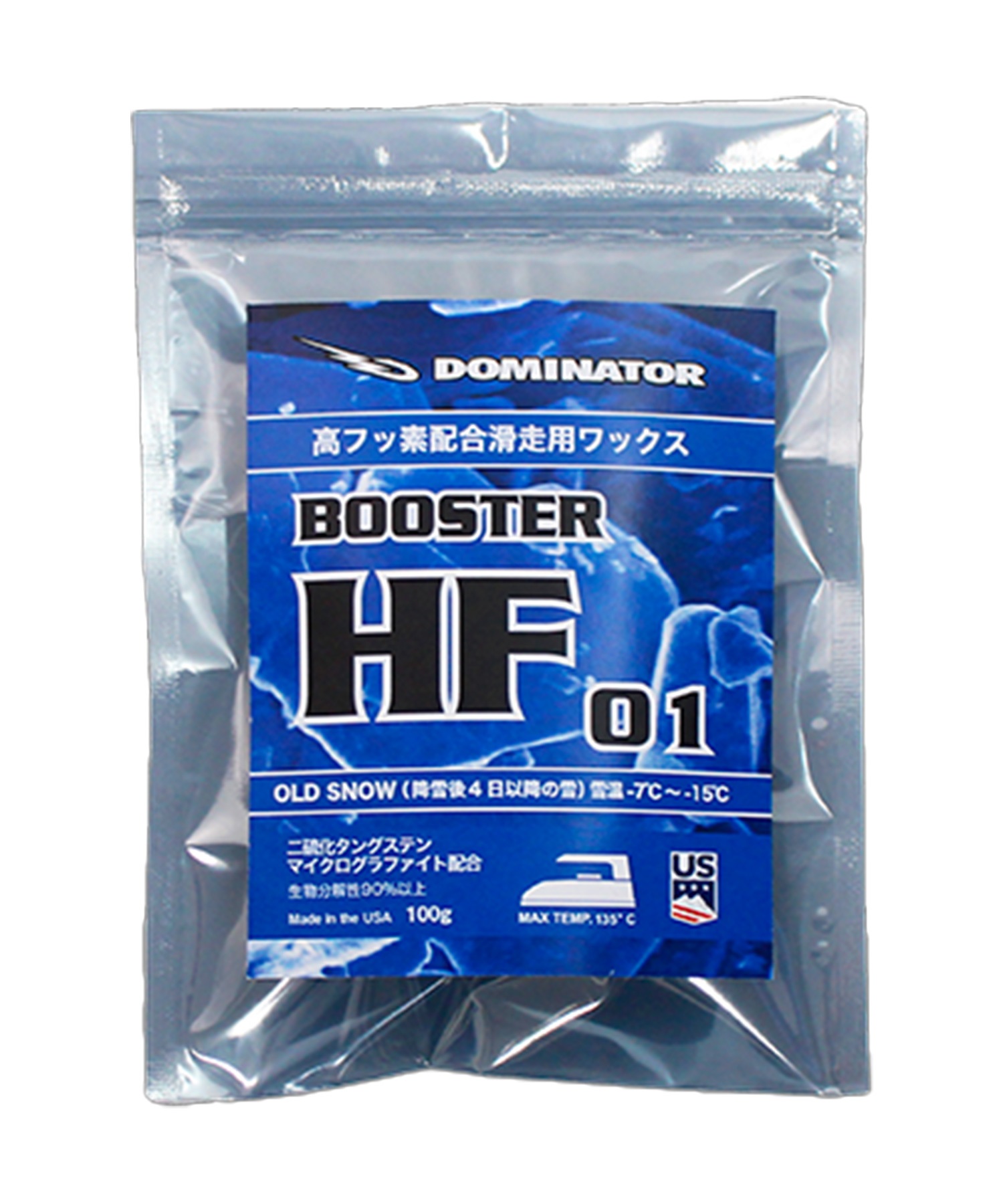 スノーボード WAX 滑走ワックス DOMINATOR ドミネーター HF O1 100g 23-24モデル ムラサキスポーツ KK I28(ONECOLOR-ONESIZE)