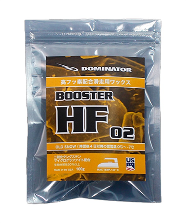 スノーボード WAX 滑走ワックス DOMINATOR ドミネーター HF O2 100g 23-24モデル ムラサキスポーツ KK I28