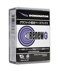 スノーボード WAX ベースワックス DOMINATOR ドミネーター RENEWG 400g 23-24モデル ムラサキスポーツ KK I28