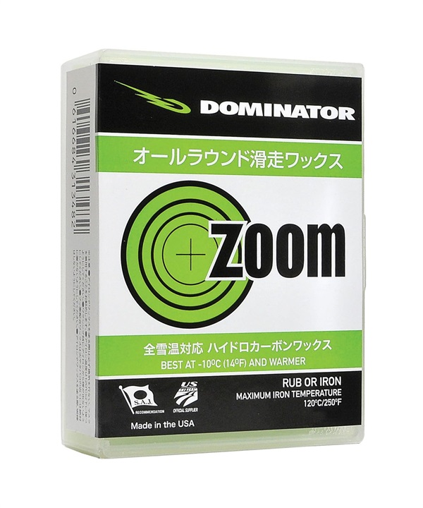 スノーボード WAX 滑走ワックス DOMINATOR ドミネーター ZOOM 100g 23-24モデル ムラサキスポーツ KK I28