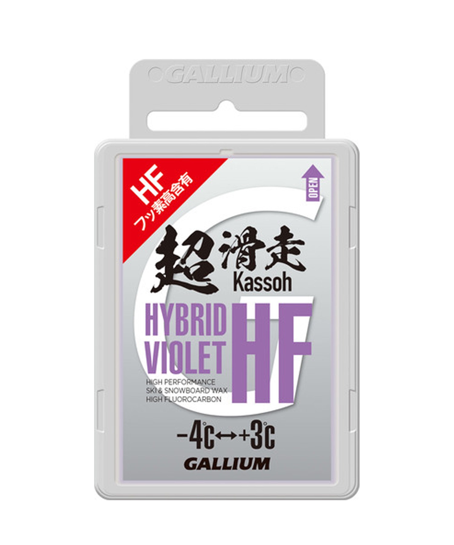 スノーボード WAX 滑走ワックス GALLIUM ガリウム HYBRID HF VIOLET 50g SW2199 23-24モデル ムラサキスポーツ KK I28(ONECOLOR-ONESIZE)