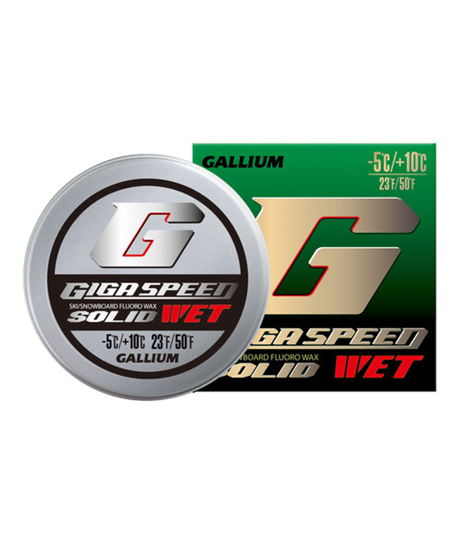 スノーボード WAX スタートワックス レーシングワックス GALLIUM ガリウム GIGA SPEED SOLID WET 10g GS2304 23-24モデル(ONECOLOR-ONESIZE)