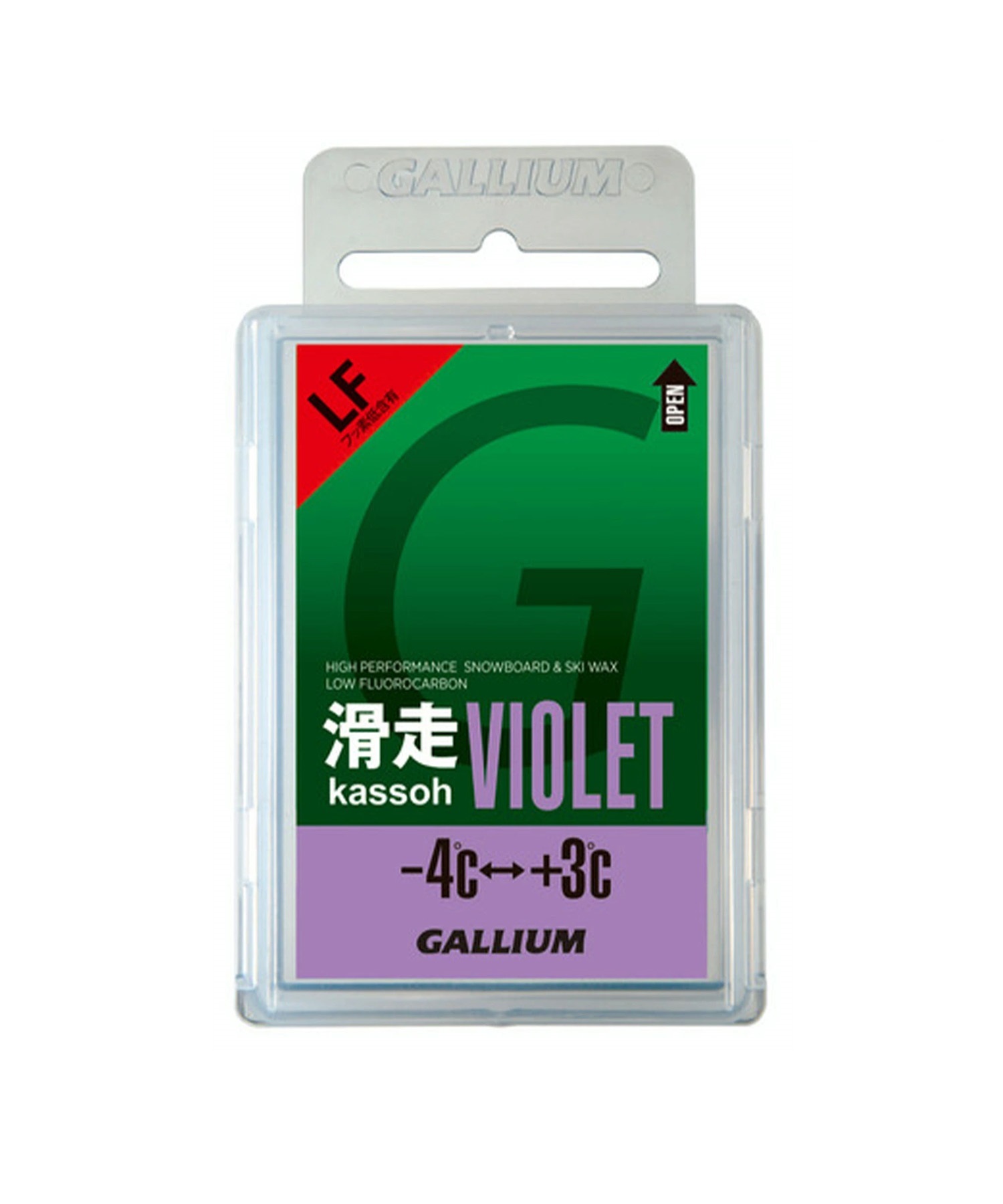 スノーボード ワックス 固形 GALLIUM ガリウム SW2125 滑走 VIOLET 滑走ワックス KK A17(ONECOLOR-ONESIZE)