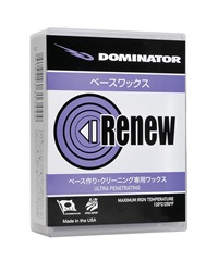 DOMINATOR ドミネーター スノーボード ワックス WAX 固形WAX ホットワックス ベースワックス RENEW-100 24-25モデル
