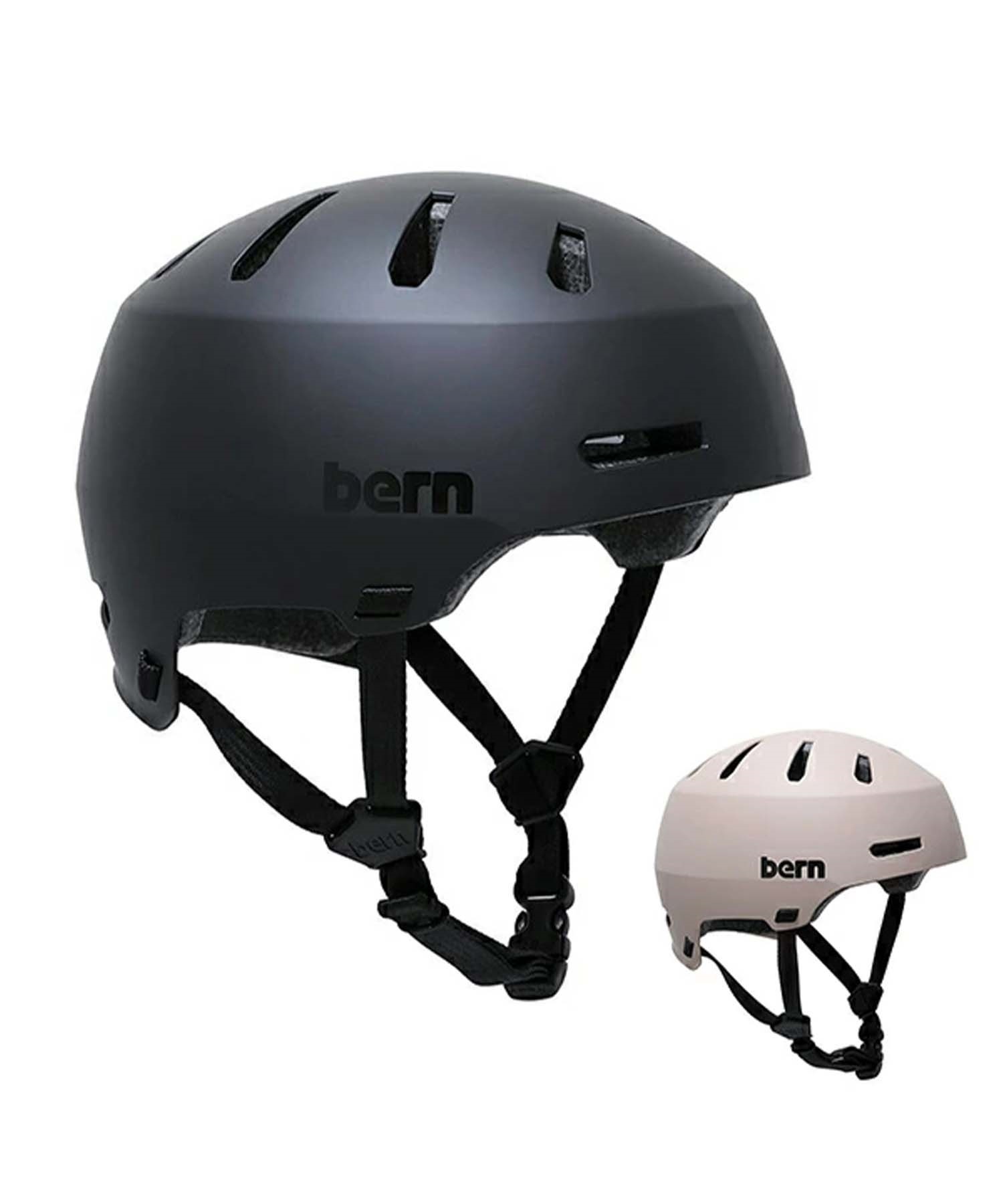 スノーボード ヘルメット bern バーン BE-SM25P20M MACON2.0+ KK K23(MatteSand-XXL)
